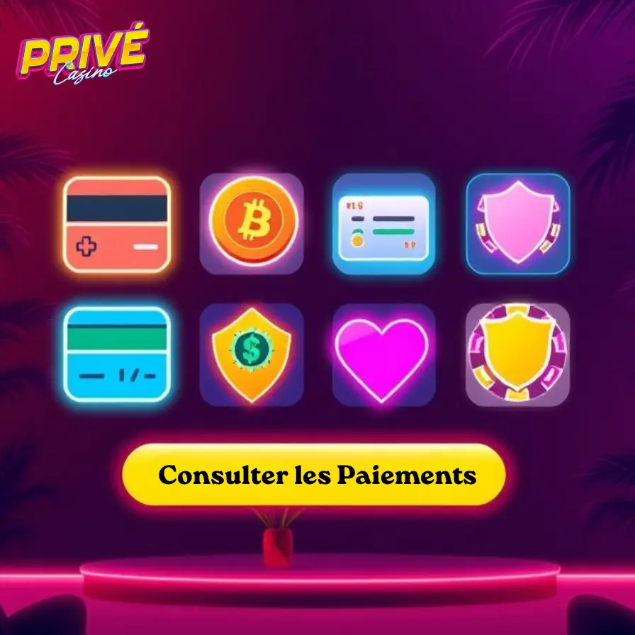 dépôts sur Casino Privé
